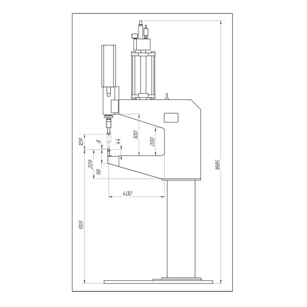 Presă pneumatică staționară — 4
